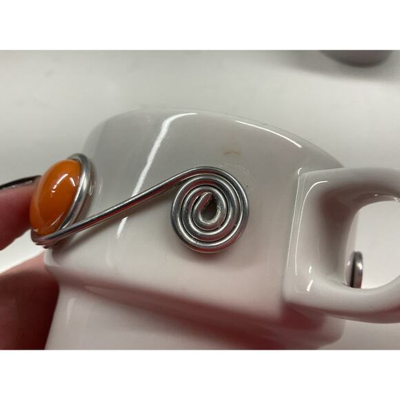 Upcycled Art Thomas Rosenthal Germany A22 Stackable Ceramic Mugs Set of 3 - Picture 8 of 15